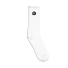 Load image into Gallery viewer, Embroidered Socks | White
