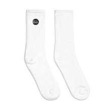 Load image into Gallery viewer, Embroidered Socks | White